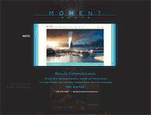 Tablet Screenshot of momentmedia.biz